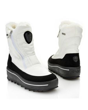 Pajar "Tanita" Side Zip Wedge Ankle Boots - Black