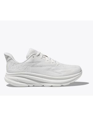Hoka One One Clifton 9 Wide Running Shoe - White
