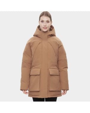 Rokka&Rolla Urban Explorer Parka Jacket Winter Coat - Brown