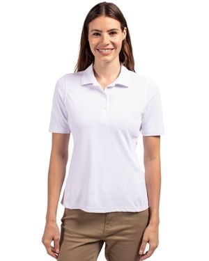 Cutter & Buck Virtue Eco Pique Recycled Polo Shirt - White