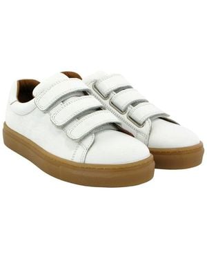 ATLANTA MOCASSIN Leather Sneaker - White