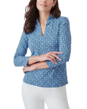 J.McLaughlin Sahara Knit Top - Blue