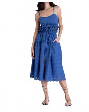 Karina Grimaldi Emilia Skirt - Blue