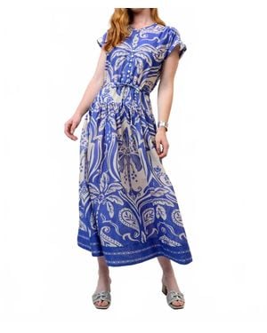 Ivy Jane Royal Palms Dress - Blue