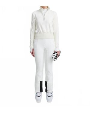 Aztech Mountain Half Zip Fleece Jacket - White