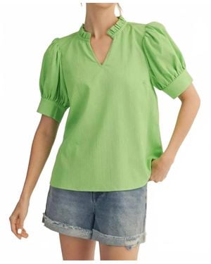 Jodifil Butter Me Up Top - Green