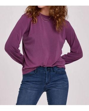 Another Love Matilda Modal Long Sleeve Tee - Purple