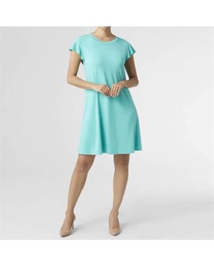 Coco + Carmen Flutter Sleeve Mini Dress - Blue