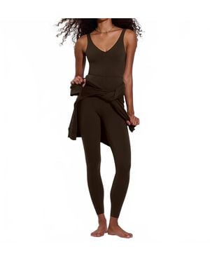 Left On Friday Plunge Playsuit - Black