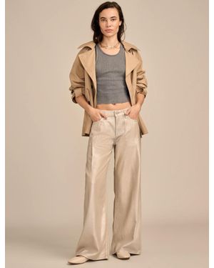 Lucky Brand Metallic Palazzo - Natural
