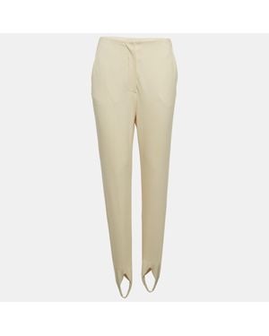 Nanushka Cream Jersey Darby Stirrup Leggings - Natural