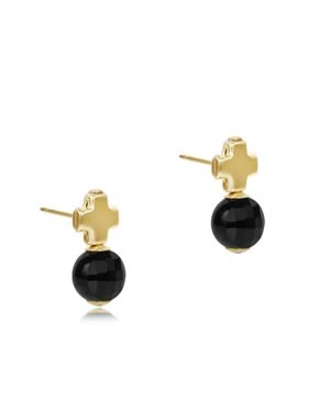 NEWTONE Signature Cross Stud - Metallic