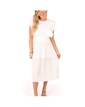 Emily Mccarthy Chloe Dress - White