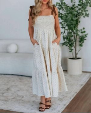 dye linen dress Linen Space Dye Maxi Dress