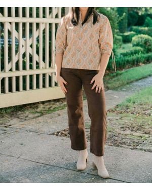 Merigold Cara V-Neck Blouse - Green