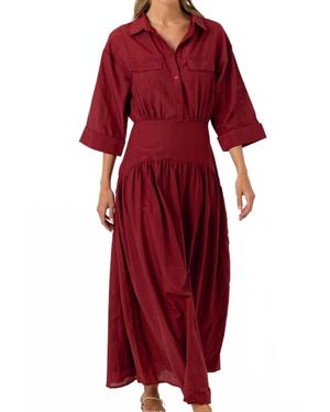 Sundays Gabriella Dress - Red