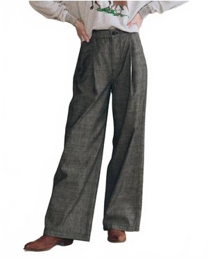 The Great Sawyer Pull-On Pleated Pant - Gray