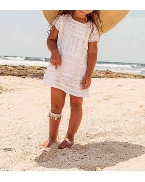 Guadalupe Olympia Ruffles Tunic - Natural