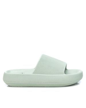 Xti Rubber Flat Sandals - Green
