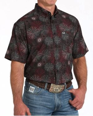 Cinch Arenaflex Show Vented Button Shirt - Black
