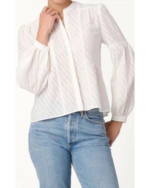 Shoshanna Flynn Long Sleeve Top - Blue