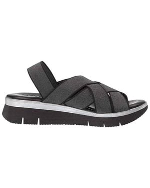The Flexx Lorybeth Platform Sandals - Black