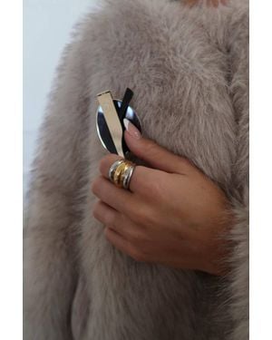 Chansuttpearls The Monroe Ring - Gray