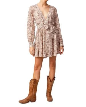 Sundays Print Flora Dress - Natural