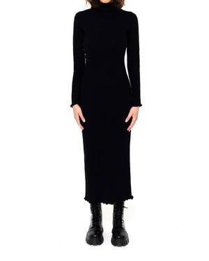 Another Girl Lurex Sun Cutout Maxi Dress - Black