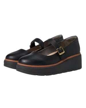 Dr. Scholls Nice Day Max Jane Mary Jane Platform Loafer - Black