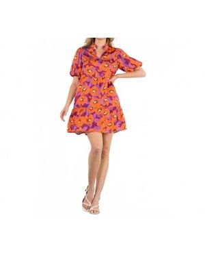 Thml Pretty As A Posy Dress - Red