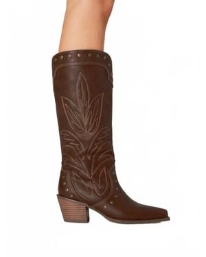 Billini Damica Western Boot - Brown
