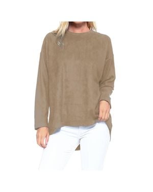 Joh Adi Classic Crew Neck Top - Natural