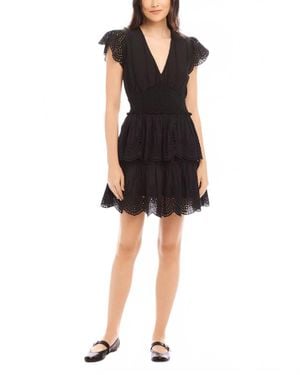 Fifteen Twenty Isla Tiered Dress - Black