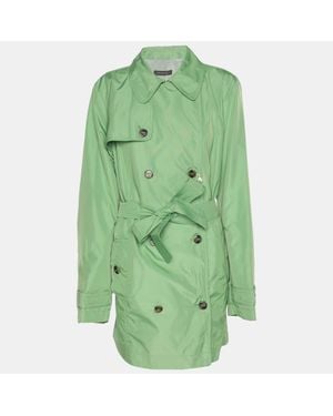 Marina Rinaldi Nylon Belted Jacket - Green
