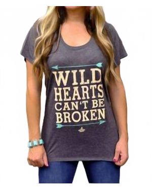 Ali Dee Wholesale Wild Hearts Can'T Be Broken Tee - Black
