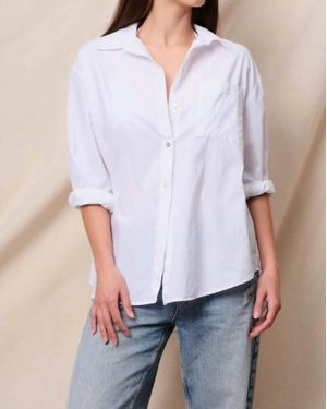 Sundry Sur La Mer Oversized Shirt - White