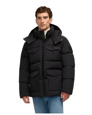 Pajar Miles Midweight Puffer Jacket With Removable Hood - Black