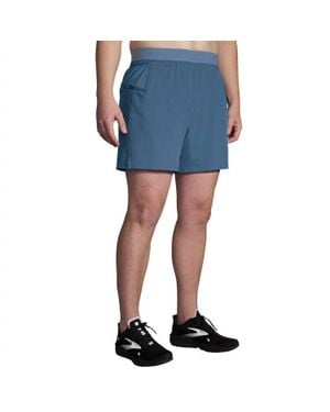 Brooks Sherpa 7" 2-In-1 Shorts - Blue