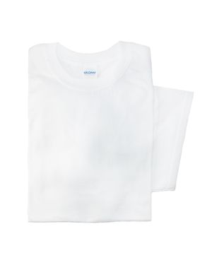 Gildan Crew Neck Cotton T Shirt - White