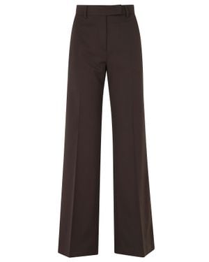 Seventy Straight-Leg Wool-Blend Formal Pants - Brown