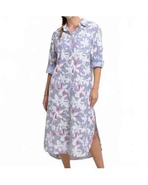 Southern Tide Polly Blossom Bay Cover-Up - Blue