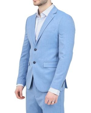 SELECTED Light Polyester Wool Viscose Jacket - Blue