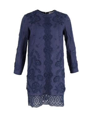 Vanessa Bruno Quarter Sleeve Shift Dress - Blue