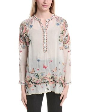 Johnny Was Sami Tunic Top - Gray