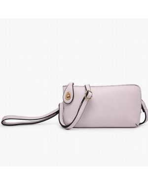 Jen & Co. Crossbody Wristlet Clutch - Purple