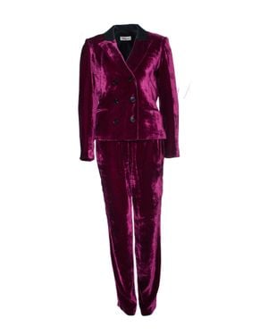 MASSCOB Velvet Suit - Purple