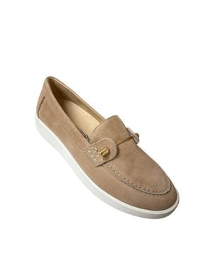 Softwaves Rafa Velour Loafer - White