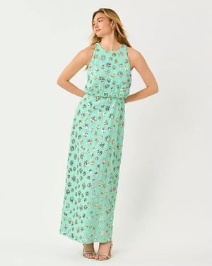 Lilly Pulitzer Teonna Beaded Maxi Dress - Green