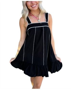 Aylaya Bangkok Mini Dress - Black
